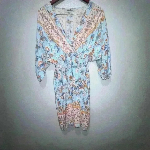 Women's Haptics Dress, Blue Floral, Size S - Picture 1 of 9